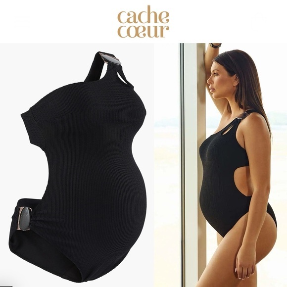 CACHE COEUR Maternity Bayside One-Piece Cutout Swimsuit S 175$